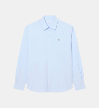 Chemise pinpoint regular fit - Lacoste - Bleu clair