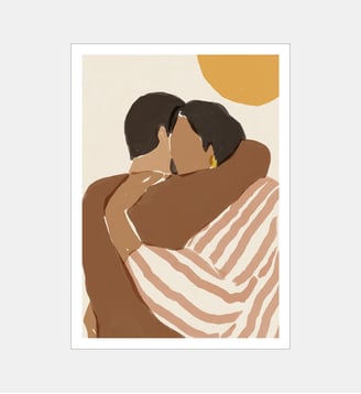 Poster   Love Language - Sacrée Frangine - Poster & Frame - Multicolore