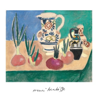 Poster Henri Matisse - Kitchen table - Poster & Frame - Multicolore