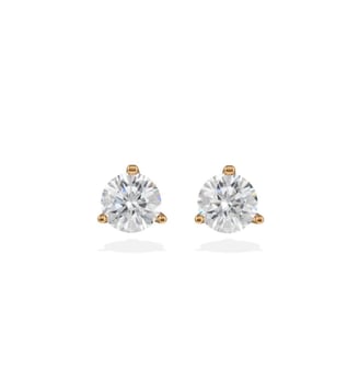Boucles d'oreilles Pur.e 1 carat x2 - Loyal.e Paris - Or jaune