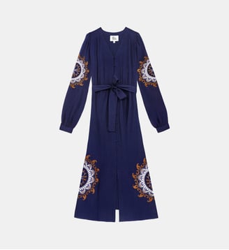 ROBE imprimé ethnique RINO - La Petite Etoile - Marine