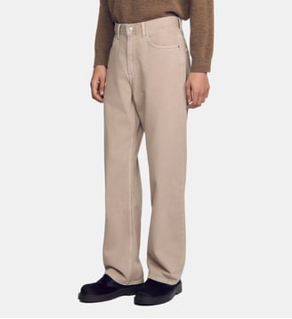 Jean baggy effet délavé - Sandro - Beige