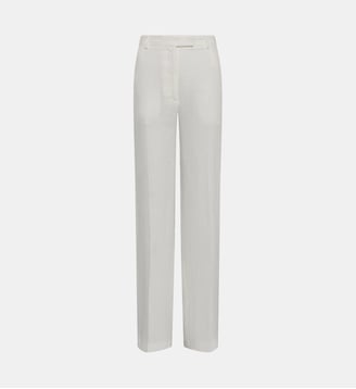 Pantalon de tailleur en lin - ABELLE - Gerard Darel - Écru