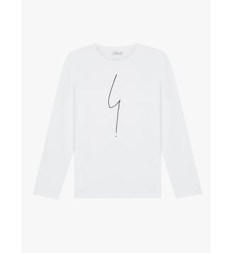 t-shirt en coton Point d'Ironie - Agnès b. - Blanc