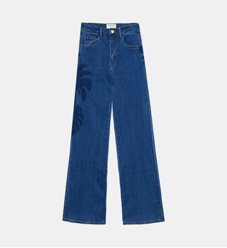 Jean imprimé denim PEYTI - La Petite Etoile - Double wash