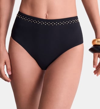 Bas de maillot de bain taille haute Aubade