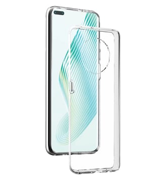 Coque Honor Magic 5 Pro Silisoft transparente - Bigben - Transparent