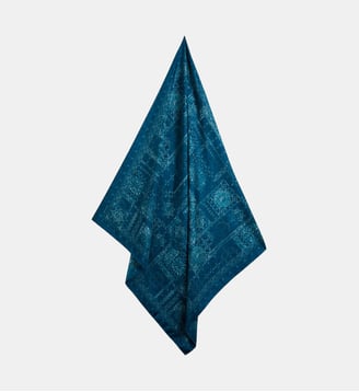 Foulard nipponia - Momonì - Bleu