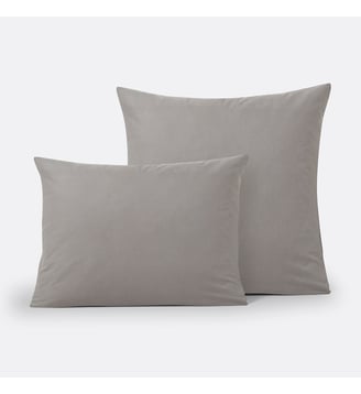 Taie d'oreiller unie coton La Redoute Interieurs