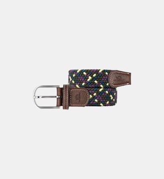 Ceinture tressée élastique Bergen - Billybelt - Multicolore