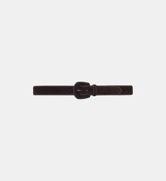 Ceinture en suède - Maje - Marron foncé