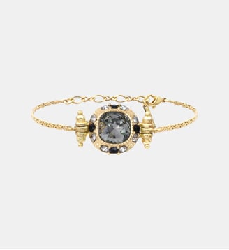 Bracelet chaîne   - Traviata - Satellite - Noir quartz