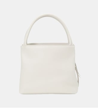 sac bandoulière en cuir blanc - Agnès b. - Blanc cygne