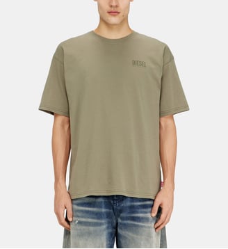 T-shirt décontracté avec imprimé camouflage au dos Diesel