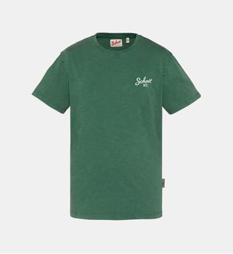 T-shirt city district - Schott - Vert