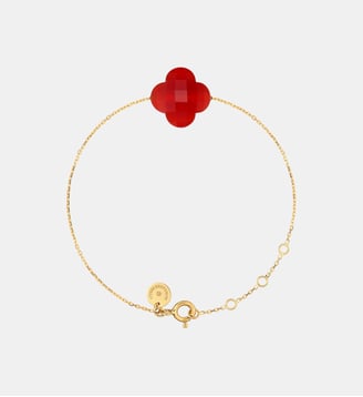 Bracelet, cornaline, or jaune - Morganne Bello - Or jaune