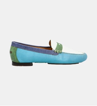 Mocassin palm beach - cuir grainé - Fairmount - Multicolore