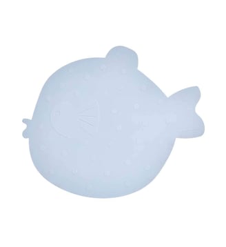 Tapis de bain en silicone à thème animalier - OYOY - Bleu