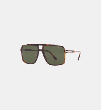 Lunettes de soleil Pilote Kemp - Tom Ford - Écaille de tortue blonde