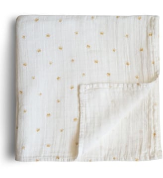 Maxi lange en coton bio - Mushie - Écru