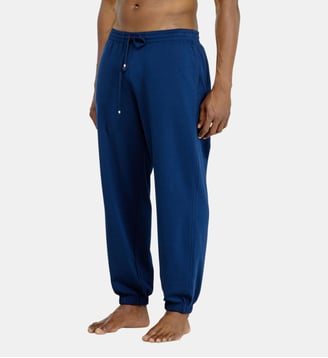 Pantalon de jogging en mélange de coton gratté - Diesel - Bleu