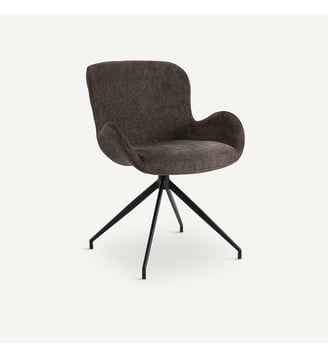 Fauteuil de table pivotant Asyar - AM.PM - Bronze