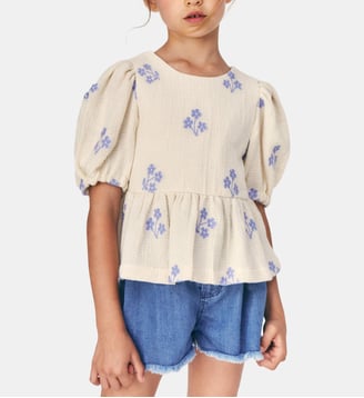 Blouse Sandrine - Mipounet - Bleu