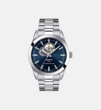 Montre automatique Gentleman Blanc T1274071104101 - Tissot - Argenté
