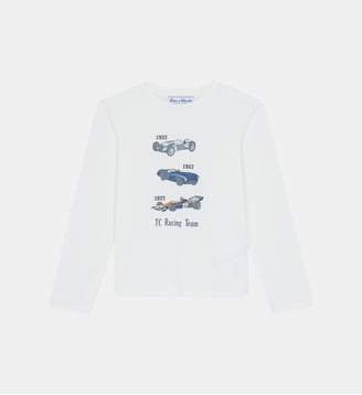 T-shirt - Moutarde coton imprimé - Tartine Et Chocolat - Jaune