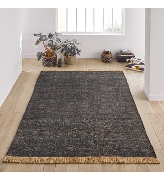 Tapis en jute - La Redoute Interieurs - Noir