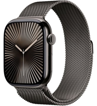 Montre connectée Serie 10 46mm Titane Ardoise Loop Cell - Apple - Gris