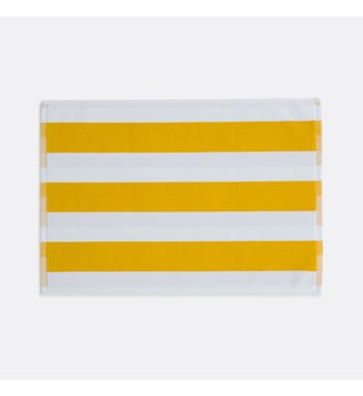 Tapis de bain éponge 1100 g/m² réversible - La Redoute Interieurs - Jaune