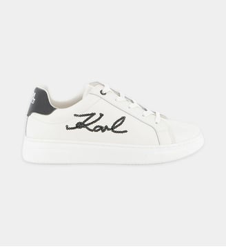 Baskets basse à lacets - Karl Lagerfeld Kids - Blanc