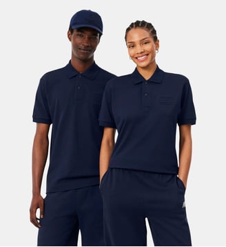 Polo classic fit marquage embossé - Lacoste - Bleu marine
