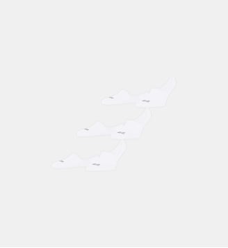 Chaussettes Invisibles Step High Cut 3-Pack Coton - Falke - Blanc