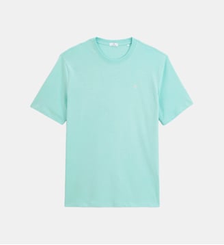 T-shirt col rond Théo en coton - Serge Blanco - Bleu