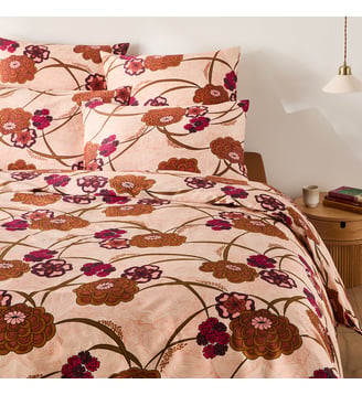 Housse de couette en satin de coton La Redoute Interieurs