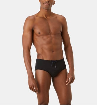 Slip de bain uni - Vilebrequin - Noir