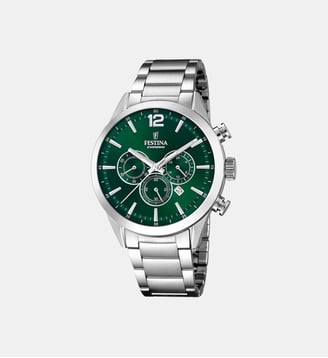 Montre Timeless chronograph Vert F20343/B Festina