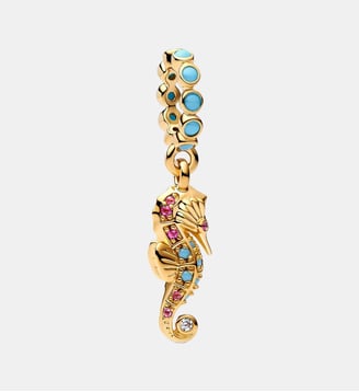 Charm Pendant Hippocampe - Pandora - Doré