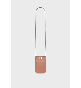 Porte téléphone en cuir - LADYPHONE - Gerard Darel - Nude