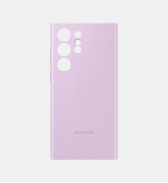 Coque S23 Ultra Silicone Lilas - Samsung - Violet