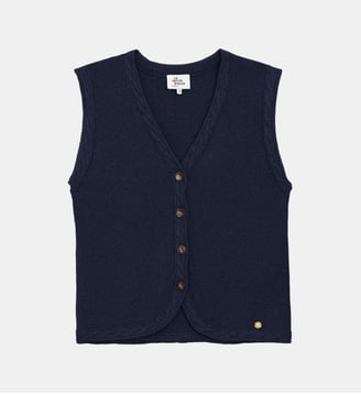 Gilet col v uni MELBA La Petite Etoile