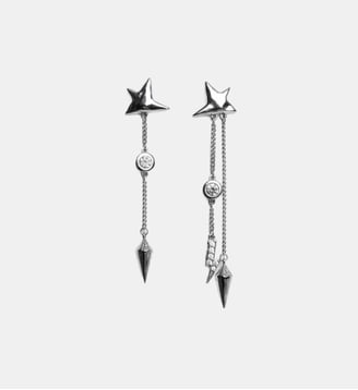 Boucles D'Oreilles Rock Star - Zadig&Voltaire - Gris shiny argent