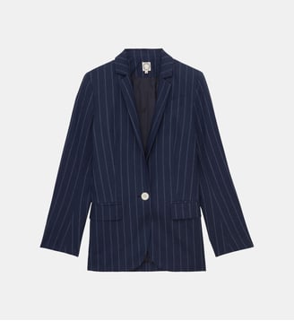 Veste Bruna en lin - Ines de la Fressange Paris - Bleu