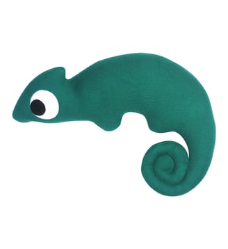 Peluche caméléon - Kindsgut - Vert