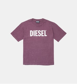 T-shirt avec logo - Diesel Kids - Violette