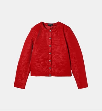 blouson cardigan - Agnès b. - Rouge garance