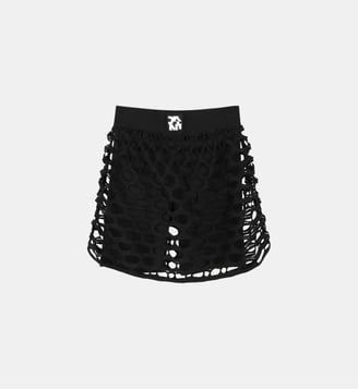 Jupe pantalon bi-tissu - DKNY - Black