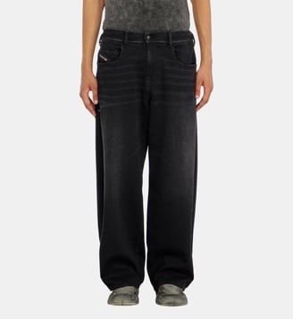 Relaxed Regular Waist 2097 D-Enim-M Joggjeans® - Diesel - Noir et gris foncé